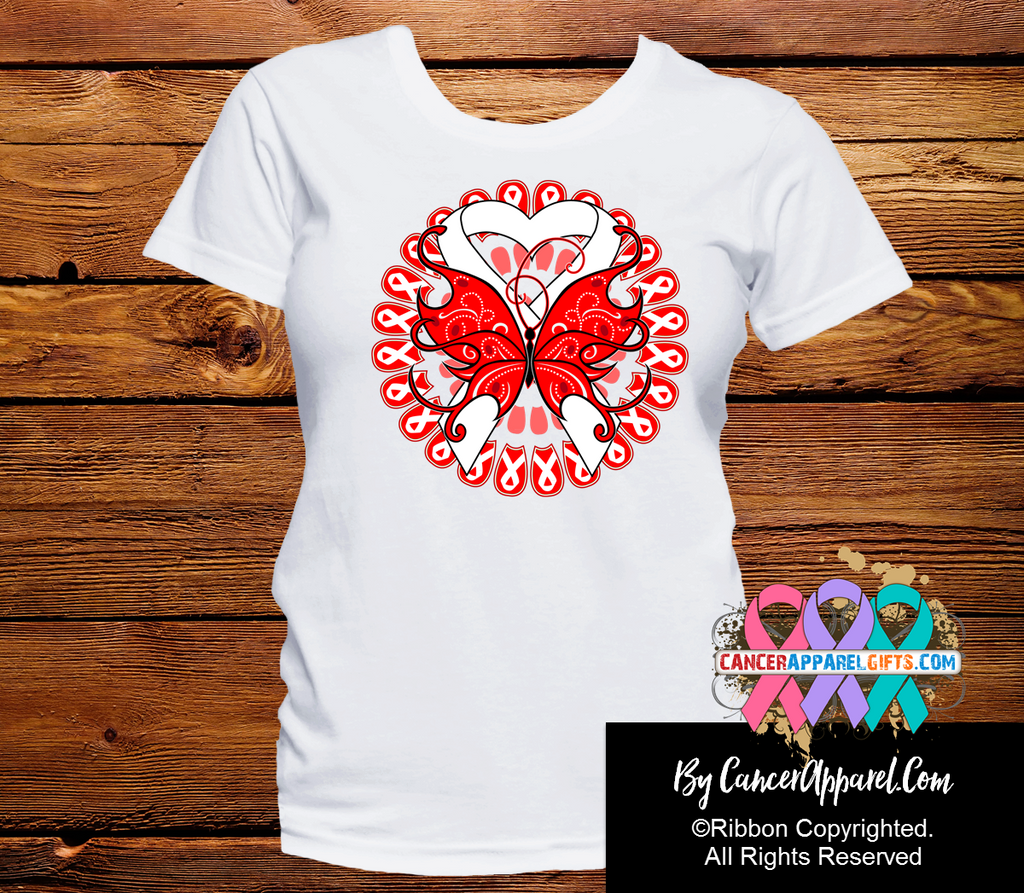 Lung Cancer Stunning Butterfly Shirts