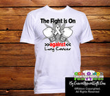 Lung Cancer The Fight is On Men Shirts