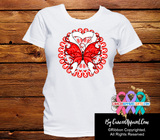 Lung Cancer Stunning Butterfly Shirts - Cancer Apparel and Gifts
