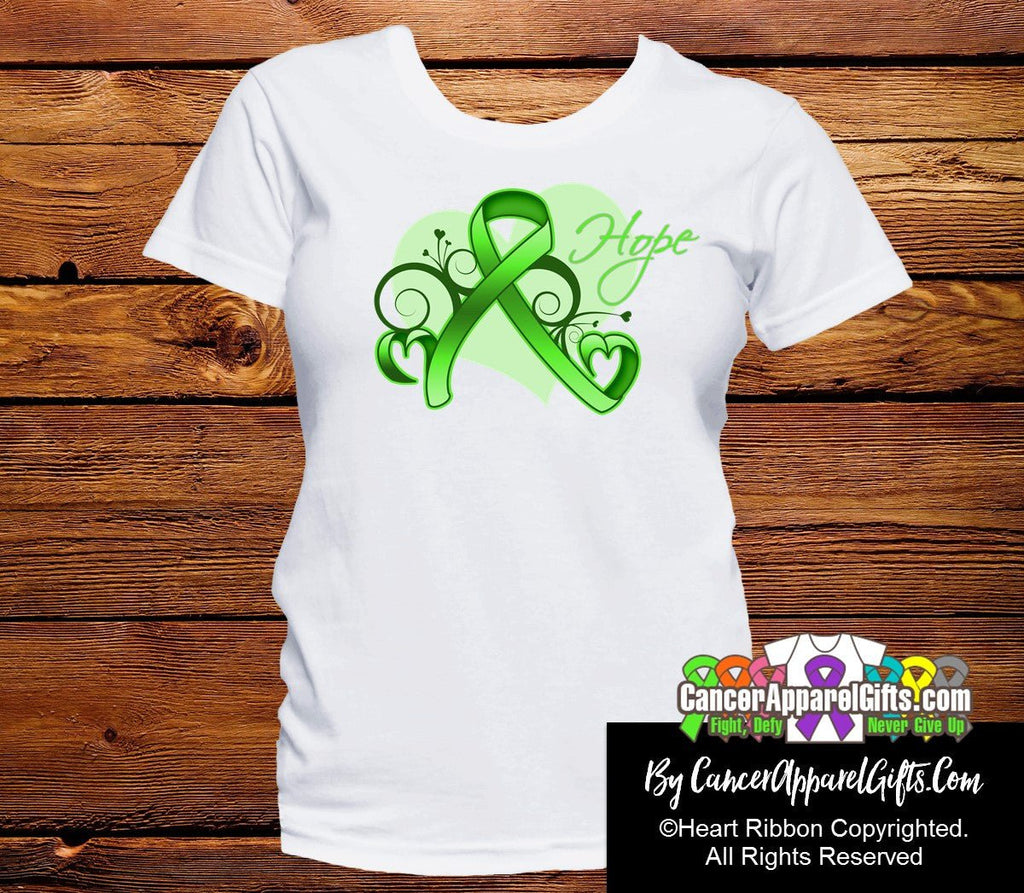 Lymphoma Heart of Hope Ribbon Shirts