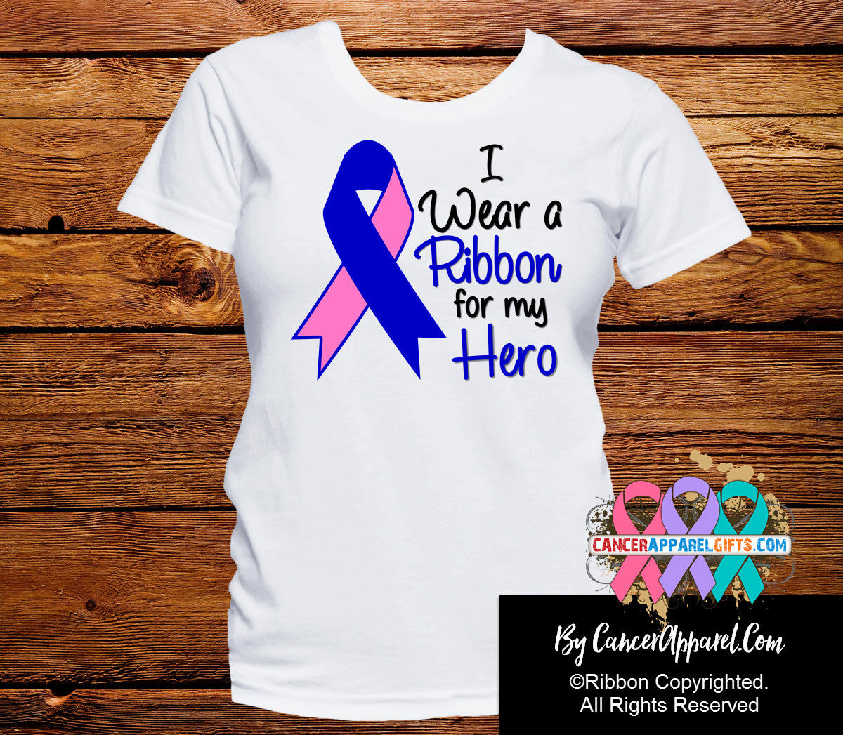Male Breast Cancer For My Hero Shirts - Cancer Apparel and Gifts