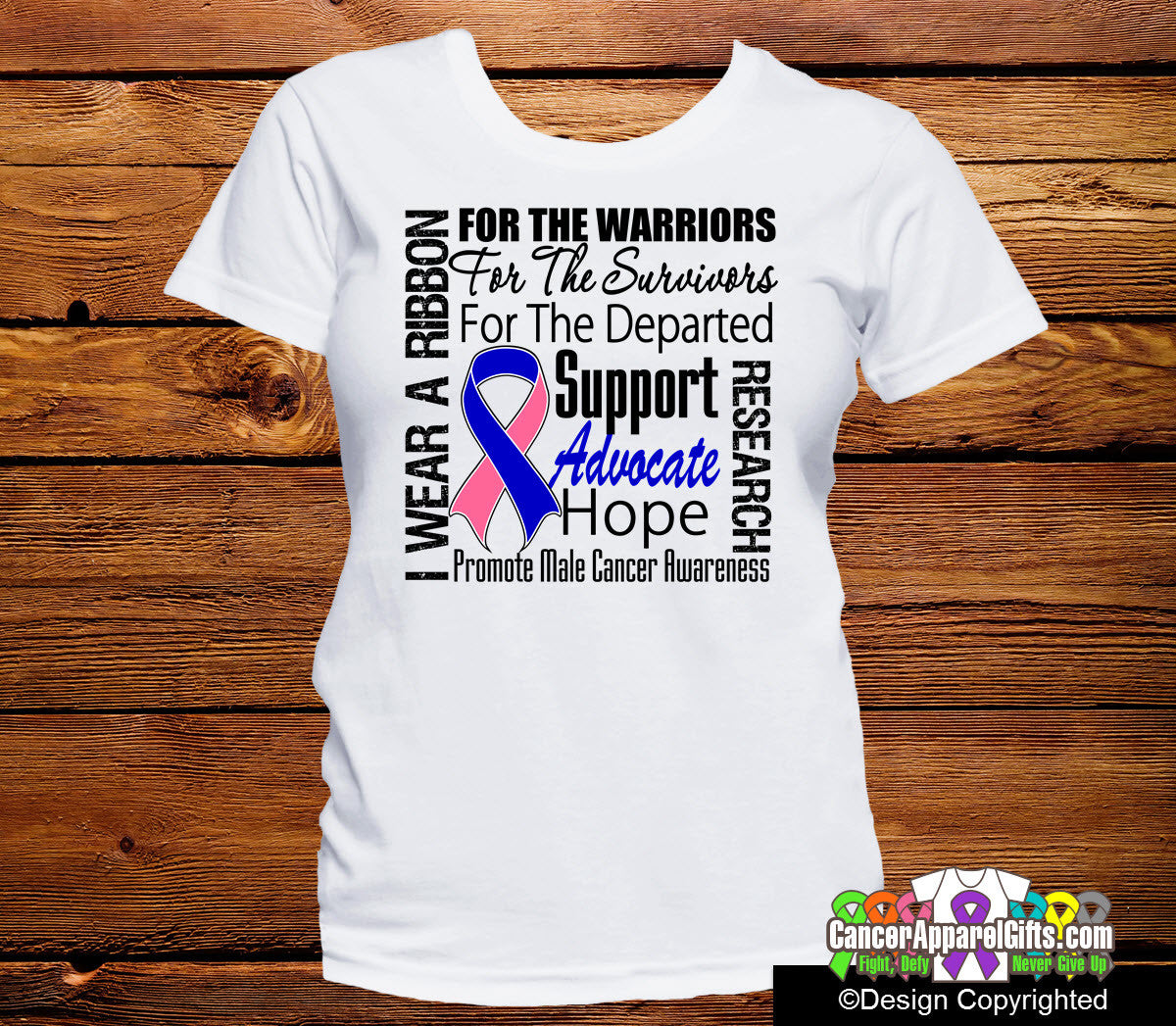 Male Breast Cancer Tribute Shirts