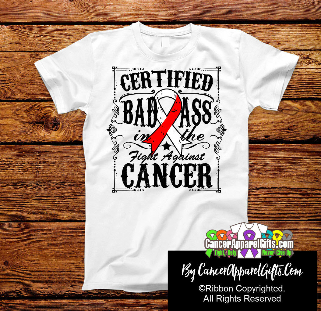Oral Cancer Certified Bad Ass In The Fight Shirts