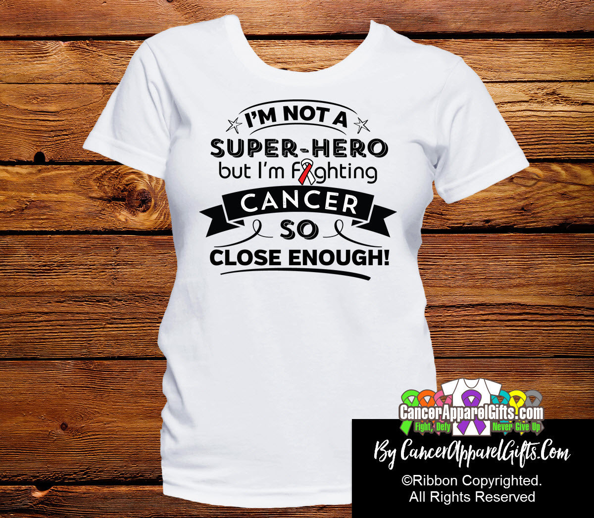 Oral Cancer Not a Super-Hero Shirts
