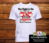 Oral Cancer The Fight is On Men Shirts