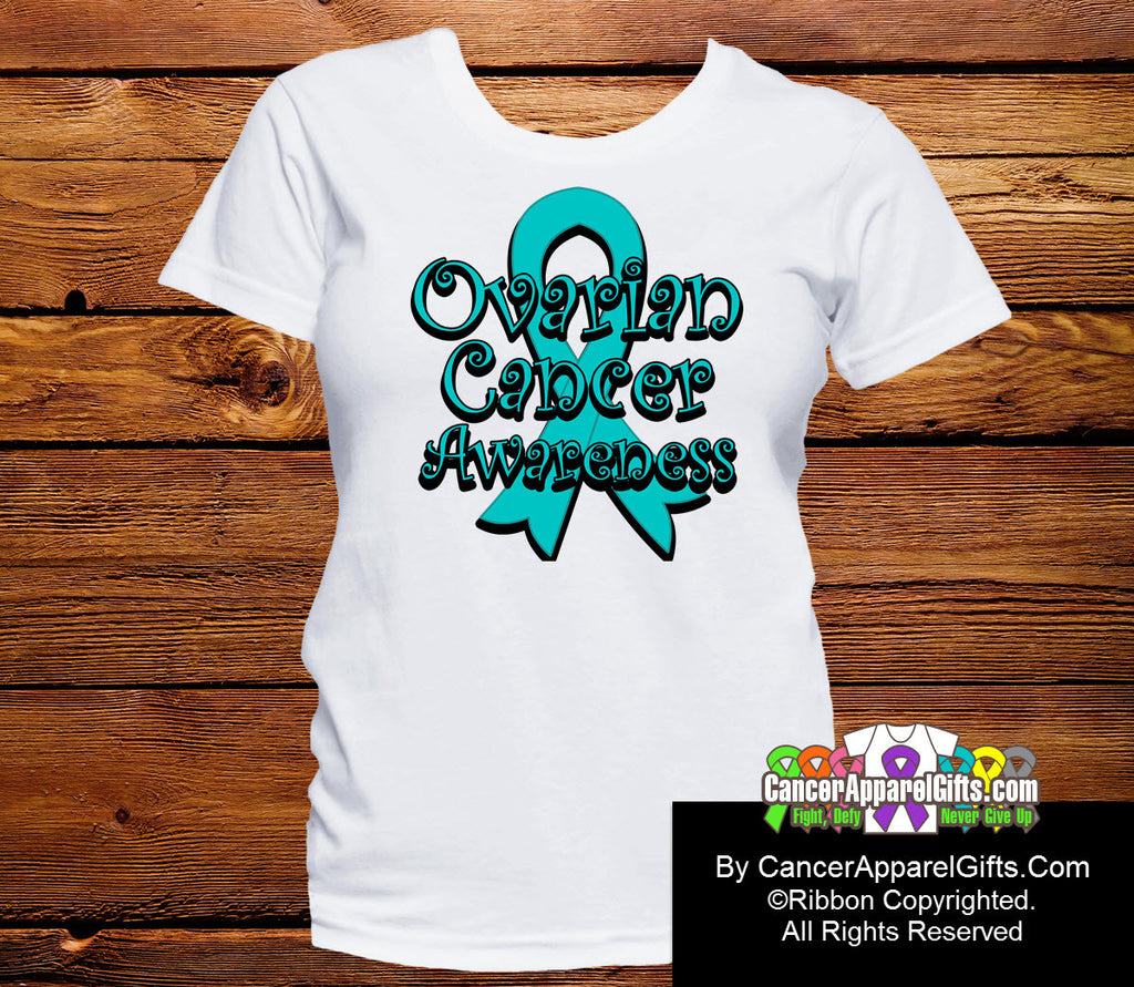Ovarian Cancer Awareness Ribbon Shirts
