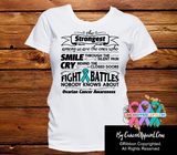 Ovarian Cancer  The Strongest Among Us Shirts - Cancer Apparel and Gifts