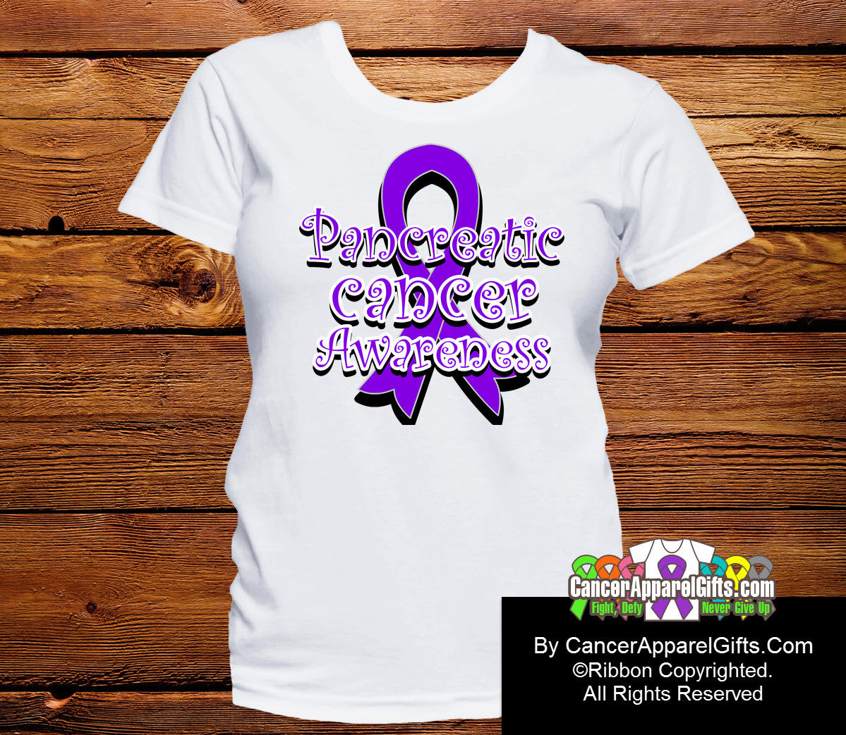 Pancreatic Cancer Awareness Ribbon Shirts