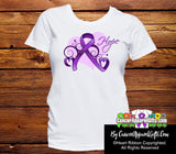 Pancreatic Cancer Heart of Hope Ribbon Shirts - Cancer Apparel and Gifts