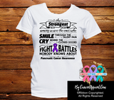Pancreatic Cancer The Strongest Among Us Shirts - Cancer Apparel and Gifts