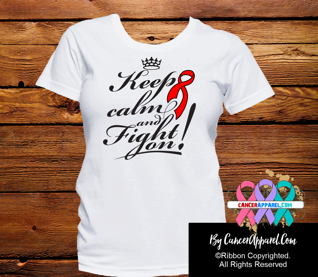 Blood Cancer Keep Calm Fight On Shirts