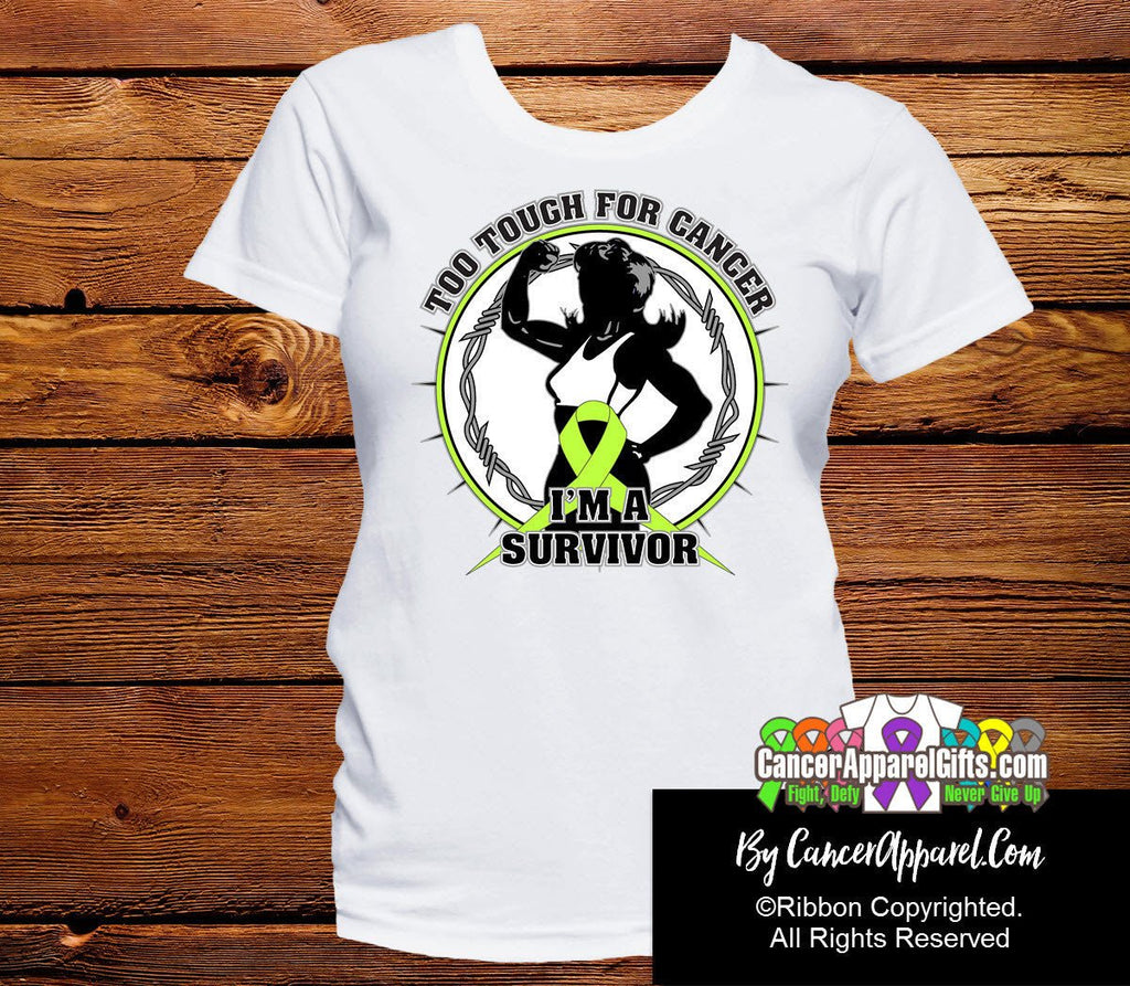 Too Tough For Lymphoma Shirts