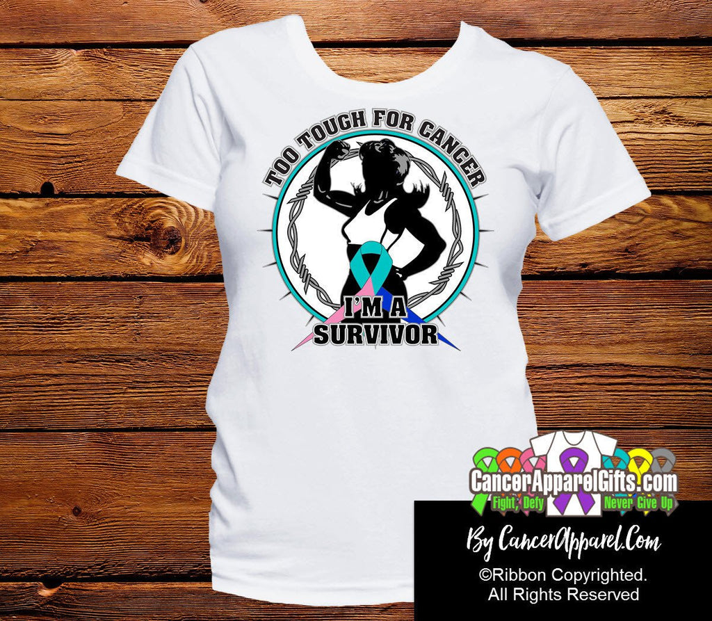 Too Tough For Thyroid Cancer Shirts