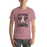 Lung Cancer Certified Bad Ass Short-Sleeve T-Shirt
